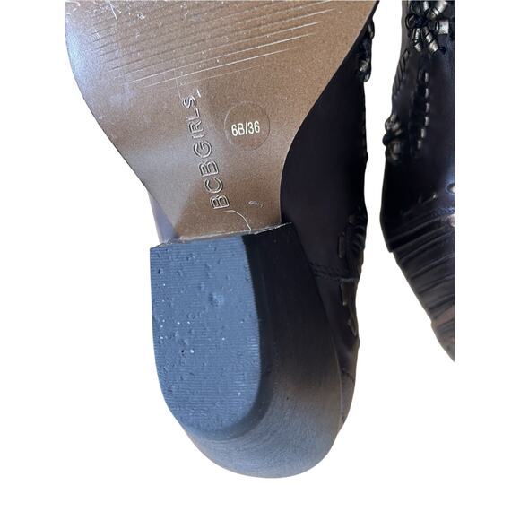 BCBGirls Leather Western Ankle Embellished Boots Size 6 - Picture 6 of 6